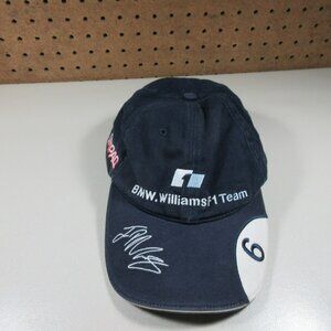 BMW mens blue an white Williams F1 Team strapback racing hat OS